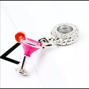 Pink Magnolia | Jewelry | New European Cocktail Charm Bead 925 | Poshmark